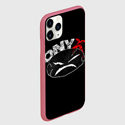 Чехол iPhone 11 Pro матовый Onyx, цвет: 3D-малиновый — фото 2
