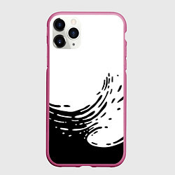 Чехол iPhone 11 Pro матовый Good Vibes, цвет: 3D-малиновый