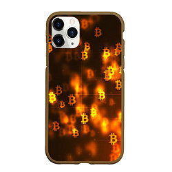 Чехол iPhone 11 Pro матовый BITCOIN KRYPTONATE, цвет: 3D-коричневый