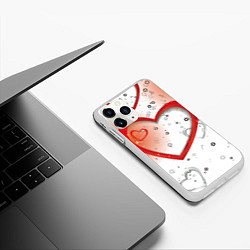 Чехол iPhone 11 Pro матовый Клуб Романтики, цвет: 3D-белый — фото 2
