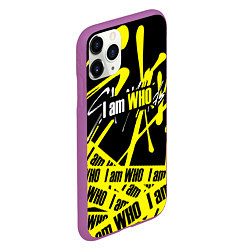 Чехол iPhone 11 Pro матовый STRAY KIDS, цвет: 3D-фиолетовый — фото 2