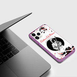 Чехол iPhone 11 Pro матовый Children of Bodom Z, цвет: 3D-фиолетовый — фото 2