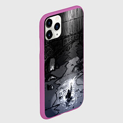 Чехол iPhone 11 Pro матовый Lovecraft Лавкрафт, цвет: 3D-фиолетовый — фото 2