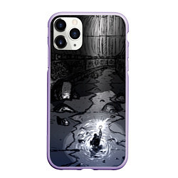 Чехол iPhone 11 Pro матовый Lovecraft Лавкрафт, цвет: 3D-светло-сиреневый