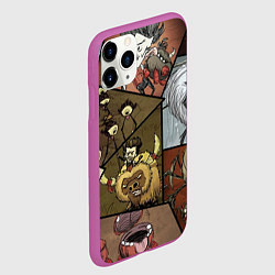 Чехол iPhone 11 Pro матовый Dont Starve, цвет: 3D-фиолетовый — фото 2