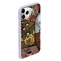 Чехол iPhone 11 Pro матовый Dont Starve, цвет: 3D-светло-сиреневый — фото 2