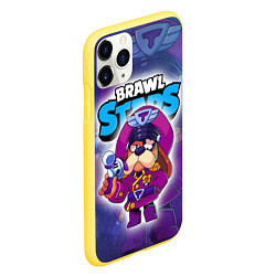 Чехол iPhone 11 Pro матовый Генерал Гавс - Brawl Stars, цвет: 3D-желтый — фото 2