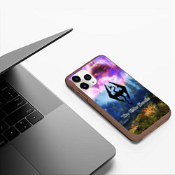 Чехол iPhone 11 Pro матовый The Elder Scrolls, цвет: 3D-коричневый — фото 2