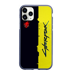 Чехол iPhone 11 Pro матовый Cyberpunk 2077 samurai, цвет: 3D-серый