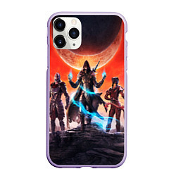 Чехол iPhone 11 Pro матовый THE ELDER SCROLLS, цвет: 3D-светло-сиреневый