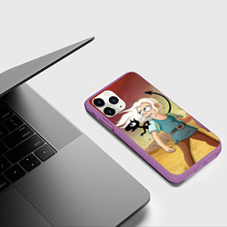 Чехол iPhone 11 Pro матовый Разочарование, цвет: 3D-фиолетовый — фото 2