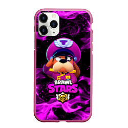 Чехол iPhone 11 Pro матовый ГЕНЕРАЛ ГАВС - Brawl Stars, цвет: 3D-малиновый