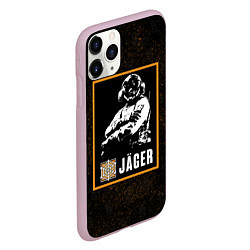 Чехол iPhone 11 Pro матовый Jager, цвет: 3D-розовый — фото 2