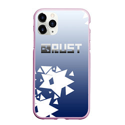 Чехол iPhone 11 Pro матовый RUST РАСТ, цвет: 3D-розовый