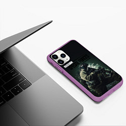Чехол iPhone 11 Pro матовый Спецназ РФ, цвет: 3D-фиолетовый — фото 2