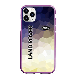 Чехол iPhone 11 Pro матовый LAND ROVER, цвет: 3D-фиолетовый