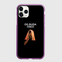 Чехол iPhone 11 Pro матовый OG Buda, цвет: 3D-фиолетовый