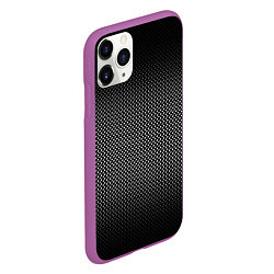 Чехол iPhone 11 Pro матовый Абстракция точки, цвет: 3D-фиолетовый — фото 2