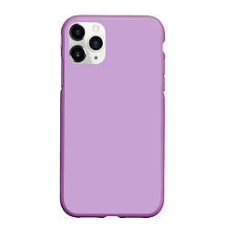 Чехол iPhone 11 Pro матовый Глициниевый цвет без рисунка
