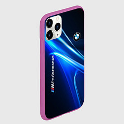 Чехол iPhone 11 Pro матовый BMW, цвет: 3D-фиолетовый — фото 2