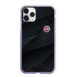 Чехол iPhone 11 Pro матовый FIAT ФИАТ S, цвет: 3D-светло-сиреневый