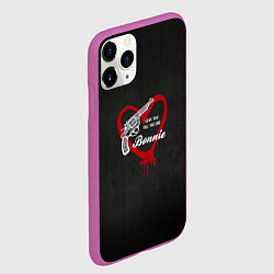 Чехол iPhone 11 Pro матовый Bonnie, цвет: 3D-фиолетовый — фото 2