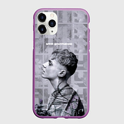 Чехол iPhone 11 Pro матовый Ваня Дмитриенко, цвет: 3D-фиолетовый
