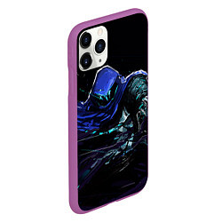 Чехол iPhone 11 Pro матовый Omen, цвет: 3D-фиолетовый — фото 2