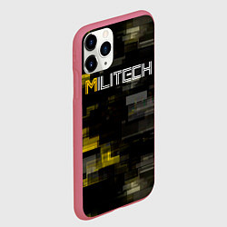 Чехол iPhone 11 Pro матовый MILITECH камуфляж Cyberpunk 2077, цвет: 3D-малиновый — фото 2