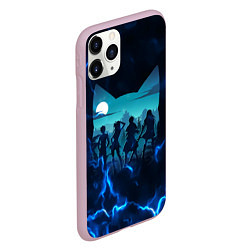 Чехол iPhone 11 Pro матовый Fairy tail Хвост Феи, цвет: 3D-розовый — фото 2