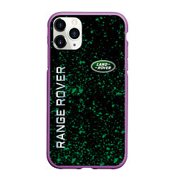 Чехол iPhone 11 Pro матовый LAND ROVER, цвет: 3D-фиолетовый