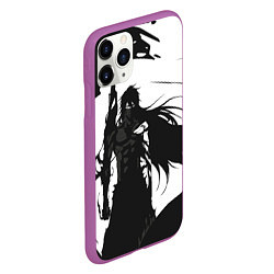 Чехол iPhone 11 Pro матовый Bleach Блич, цвет: 3D-фиолетовый — фото 2