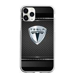 Чехол iPhone 11 Pro матовый TESLA ТЕСЛА