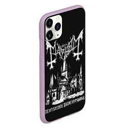 Чехол iPhone 11 Pro матовый Mayhem, цвет: 3D-сиреневый — фото 2