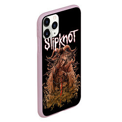 Чехол iPhone 11 Pro матовый SLIPKNOT, цвет: 3D-розовый — фото 2