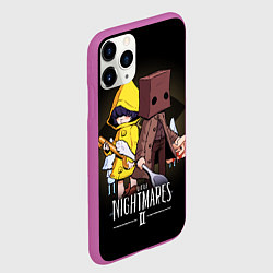 Чехол iPhone 11 Pro матовый LITTLE NIGHTMARES 2, цвет: 3D-фиолетовый — фото 2