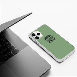 Чехол iPhone 11 Pro матовый Музыка, цвет: 3D-белый — фото 2