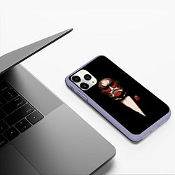Чехол iPhone 11 Pro матовый Колоссальный Титан, цвет: 3D-светло-сиреневый — фото 2