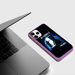 Чехол iPhone 11 Pro матовый Моно и Шестая, цвет: 3D-фиолетовый — фото 2