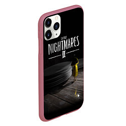 Чехол iPhone 11 Pro матовый Little Nightmares 2 Шестая, цвет: 3D-малиновый — фото 2