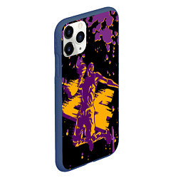 Чехол iPhone 11 Pro матовый Kobe Bryant, цвет: 3D-тёмно-синий — фото 2