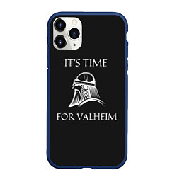 Чехол iPhone 11 Pro матовый Its time for Valheim, цвет: 3D-тёмно-синий