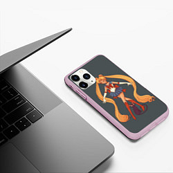 Чехол iPhone 11 Pro матовый Sailor Moon Сейлор Мун, цвет: 3D-розовый — фото 2