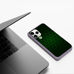 Чехол iPhone 11 Pro матовый SKODA, цвет: 3D-серый — фото 2