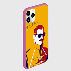 Чехол iPhone 11 Pro матовый QUEEN FREDDY, цвет: 3D-фиолетовый — фото 2