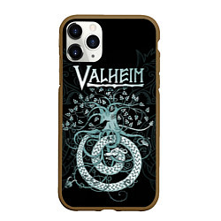 Чехол iPhone 11 Pro матовый Valheim, цвет: 3D-коричневый