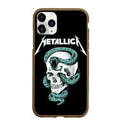 Чехол iPhone 11 Pro матовый Metallica