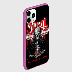 Чехол iPhone 11 Pro матовый Ghost, цвет: 3D-фиолетовый — фото 2