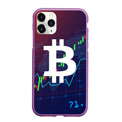 Чехол iPhone 11 Pro матовый БИТКОИН BITCOIN