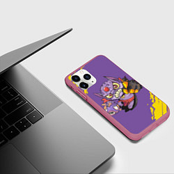 Чехол iPhone 11 Pro матовый Лион Dota 2, цвет: 3D-малиновый — фото 2